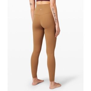 Lululemon Saddle brown Align 28” leggings size 4